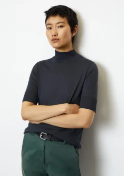 Marc O'Polo Luxury T-Shirt Regular Made From Tencel™ Lyocell Cotton Mix