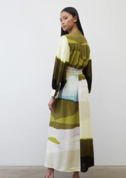 Marc O'Polo Maxi Dress With An All-over Print Made From A Flowy Cupro/viscose Blend -Schlichte Eleganz c2e557bc6c38536c5409ed4e8a99de14 scaled