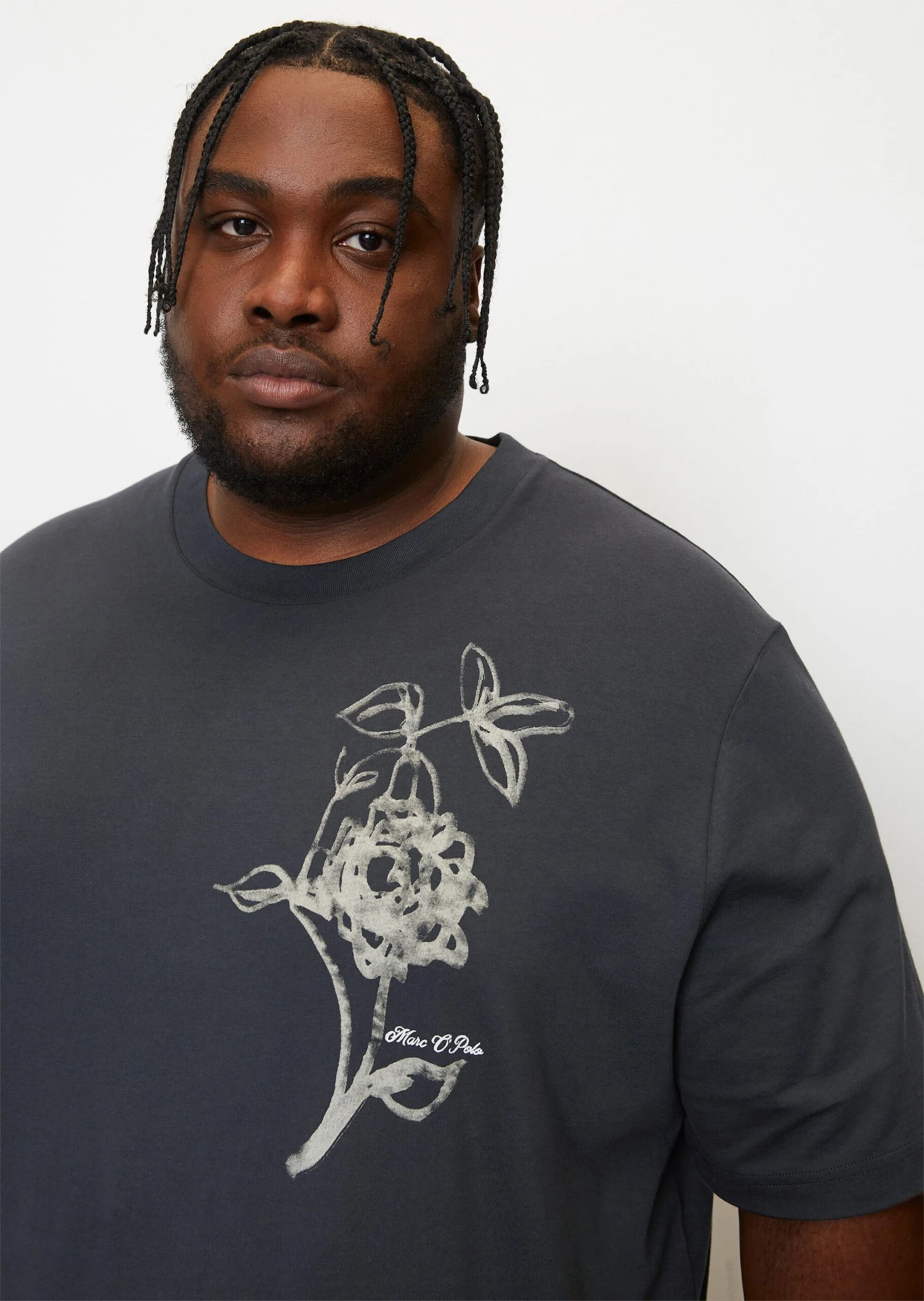 Marc O'Polo T-shirt Regular With Floral Chest Print 1 Marc O'Polo T-shirt Regular With Floral Chest Print