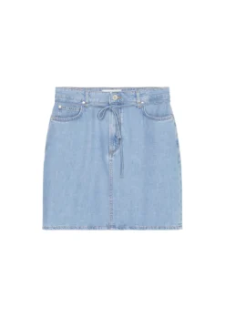Marc O'Polo Denim Mini Skirt With Waist Belt In An Organic Cotton/lyocell Blend -Schlichte Eleganz c49cda124588cecf60276d474834fb5c scaled