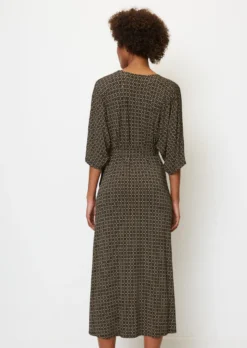 Marc O'Polo Jersey Wrap Dress With An All-over Print Made Of Stretchy Viscose Fabric -Schlichte Eleganz c52f27bfd9833e3179987c757efec300 scaled