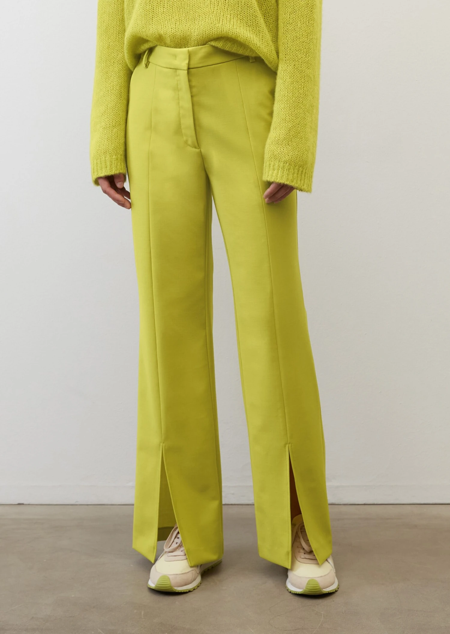 Marc O'Polo Tailored Trousers With Hem Slits Made From A Stretchy Wool Blend 4 Marc O'Polo Tailored Trousers With Hem Slits Made From A Stretchy Wool Blend – Bild 4