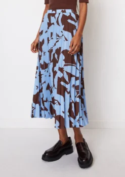 Marc O'Polo Pleated A-line Skirt With An All-over Print Made From Recycled Polyester -Schlichte Eleganz ca3c1f656a9dc28a07fb0ef90cb783a8 scaled