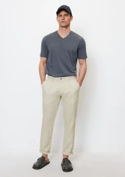 Marc O'Polo V-neck T-shirt In A Regular Fit Made From Pure Organic Cotton