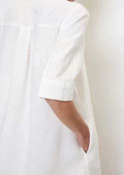 Marc O'Polo Short Linen Shirt Dress With High Slits At The Hem -Schlichte Eleganz cb99c78e1d81aba48548c8135c0f8d0d scaled