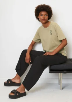 Marc O'Polo T-shirt With Happy Prints Made Of Lightweight Single Jersey