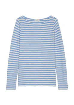 Marc O'Polo Striped Long Sleeve Top, Regular Fit Made Of Organic Cotton Fabric -Schlichte Eleganz cdbdbe62e48d26a1aae57a117f825593 scaled