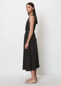 Marc O'Polo Calf-length Dress With Cut-out Details With High Slits At The Side Seams -Schlichte Eleganz cef989832b2f2a98145046a0353cfe49 scaled