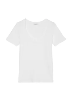 Marc O'Polo V-neck T-shirt In A Regular Fit In Organic Cotton Slub Jersey -Schlichte Eleganz cfbb884075c678faf8e5e5d316bdb5b8 scaled