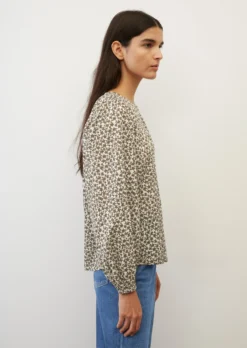 Marc O'Polo Printed Blouse Top With Voluminous Sleeves Made Of Lightweight Cotton Voile 14 Marc O'Polo Printed Blouse Top With Voluminous Sleeves Made Of Lightweight Cotton Voile -Schlichte Eleganz d04403488b1ef91ba7f21067ddb3ea08 scaled