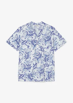 Marc O'Polo Short-sleeved Jersey Blouse Top In Printed Organic Cotton -Schlichte Eleganz d18775896f83c33d2a6f46067785ecc2 scaled