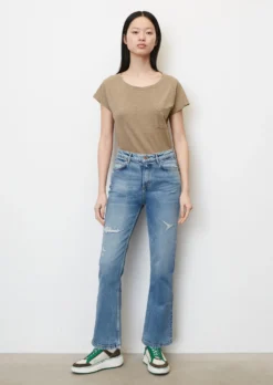 Marc O'Polo T-shirt With A Breast Pocket, Loose Fit Made Of A Cotton/viscose Blend -Schlichte Eleganz d404d63ac3b301e73cfc2dcdff128367 scaled