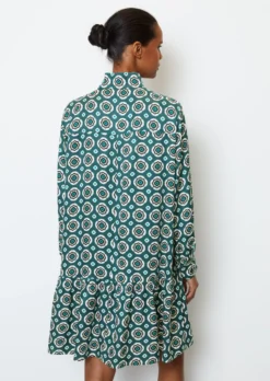 Marc O'Polo Short Print Shirt Blouse Dress Made From Viscose Twill -Schlichte Eleganz d4592b4fb00dc8cddbaf59872667702c scaled