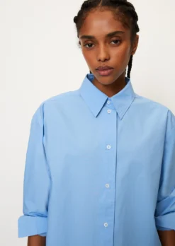 Marc O'Polo Boyfriend Shirt Blouse In A Relaxed Fit Made Of Organic Cotton With A Paper-like Texture -Schlichte Eleganz d5a3405734765f3d3c306a7c85abc073 scaled