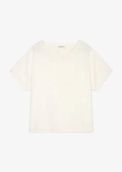 Marc O'Polo Blouse In A T-shirt Style, Loose Fit With Tencel™ Lyocell -Schlichte Eleganz d663fc1094a175f56f622ca161fda016 scaled