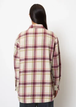 Marc O'Polo Flannel Blouse Relaxed With Soft Roughened Surface -Schlichte Eleganz d742dc0e4a43a1eecd16b9c5bb84f784 scaled