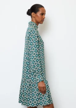 Marc O'Polo Short Print Shirt Blouse Dress Made From Viscose Twill -Schlichte Eleganz d7aa9a0d68bec0ea2b0033b765e4c598 scaled