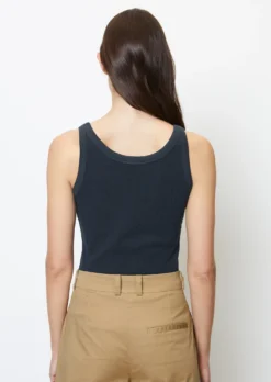 Marc O'Polo Waffle Jersey Tank Top Shaped Made Of Stretchy Organic Cotton -Schlichte Eleganz d82b836138037c28cf3a7ba924c9a7a0 scaled