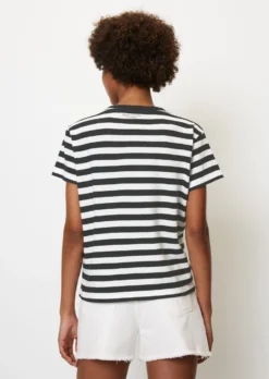 Marc O'Polo Striped T-shirt, Loose Fit In Soft Organic Cotton -Schlichte Eleganz d994eb8bad86336a4730cda27f244a6d scaled