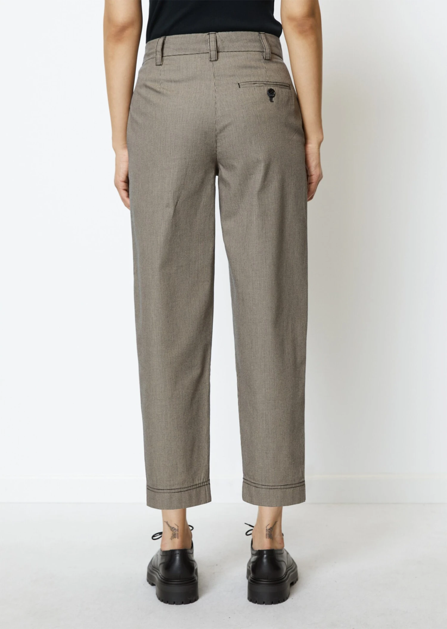 Marc O'Polo Chino Model KALNI Relaxed With Mini Pepita Pattern 3 Marc O'Polo Chino Model KALNI Relaxed With Mini Pepita Pattern – Bild 3