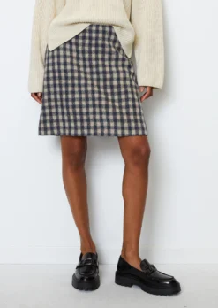 Marc O'Polo Plaid Mini Skirt Regular Made From Pure New Wool -Schlichte Eleganz da9095067e66bbbec94cc2ed86cbd078 scaled
