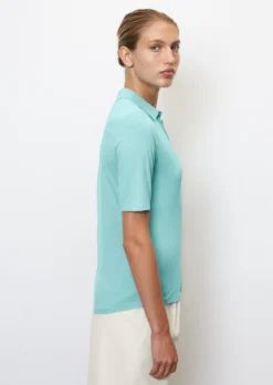 Marc O'Polo Short-sleeved Jersey Blouse From LENZING™ ECOVERO™ -Schlichte Eleganz dd0ebf86459a49cd0397b67d52fb305a scaled