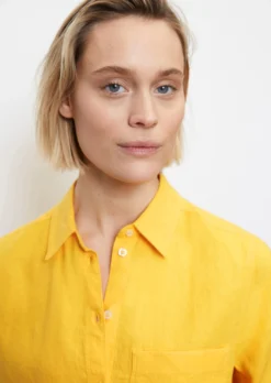 Marc O'Polo Linen Blouse In A Regular Fit Made Of Lightweight Fabric -Schlichte Eleganz ddd85e9741f8cd19b11bef3515772a36 scaled