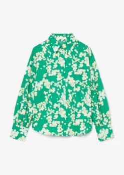 Marc O'Polo Blouse With Voluminous Sleeves In Paper Touch Poplin -Schlichte Eleganz ddea9a4e689a617494f5efcfe49fc61d scaled