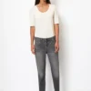 Marc O'Polo THEDA Cropped Boyfriend Trousers Made Of A Stretchy Blend Of Organic Cotton And Lyocell