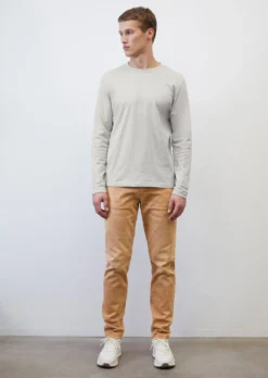 Marc O'Polo Slub Jersey Long Sleeve Top, Shaped Fit Made From Pure Organic Cotton -Schlichte Eleganz e0d4d3a1194a13b266f4e7cded43a5dc scaled