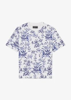 Marc O'Polo T-shirt Relaxed With An All-over Floral Print -Schlichte Eleganz e13e902391348bf87255cac0b1d51479 scaled