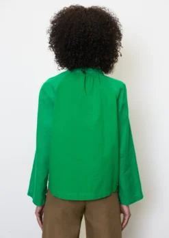 Marc O'Polo Regular Tunic Blouse In A Mix Of Materials -Schlichte Eleganz e1a06fe2f97c8a682d2afd042caf2c80 scaled