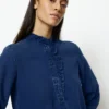 Marc O'Polo Jeans Ruffle Blouse Regular Made From TENCEL™ Lyocell