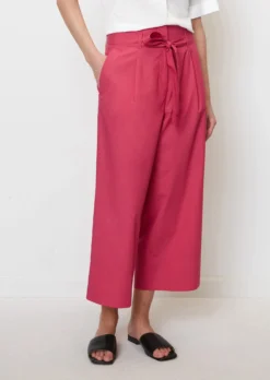 Marc O'Polo Wide-leg Poplin Trousers Made Of Organic Cotton -Schlichte Eleganz e44b66802c03dd9148be9f687c7a055d scaled