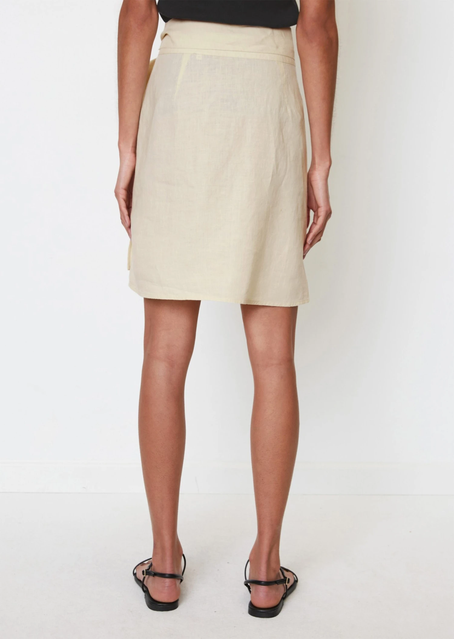 Marc O'Polo Short Linen Wrap-over Skirt Made Of Lightweight Fabric 3 Marc O'Polo Short Linen Wrap-over Skirt Made Of Lightweight Fabric – Bild 3