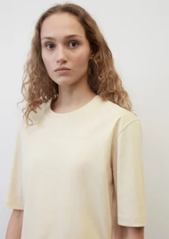 Marc O'Polo Crewneck T-shirt With 3/4-length Sleeves In Soft Organic Cotton Jersey