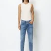 Marc O'Polo Jeans THEDA Boyfriend Mid Waist Model In An Organic Cotton Blend