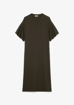 Marc O'Polo Flowing Jersey Dress With Flounce Sleeves Made From An Organic Cotton/modal Blend -Schlichte Eleganz e7f1188e1d616a060f1c86ef05bcf53b scaled