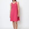 Marc O'Polo Sleeveless V-neck Jersey Dress With TENCEL™ Modal
