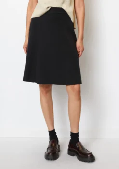 Marc O'Polo DfC Knitted Skirt A-Shape Made Of Organic Cotton -Schlichte Eleganz e9dba7a949bc387111ca7df2ccb80add scaled