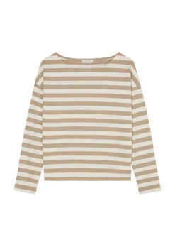 Marc O'Polo Striped Long-sleeved Top Made Of Interlock Jersey -Schlichte Eleganz e9edd13ac36f9d53b7ed7589df85c28c scaled