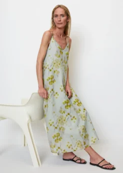 Marc O'Polo STUDIO MARY LENNOX For MO'P Printed A-line Slip Dress Made Of Premium Ramie Fabric