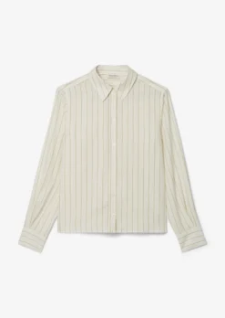 Marc O'Polo Striped Blouse In A Slim Fit Made Of A Soft Organic Cotton Twill -Schlichte Eleganz ec115fb4ad1c022225fda7e12bcdc88f scaled