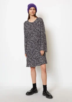 Marc O'Polo Bell Cut Dress In A Cupro/viscose Blend