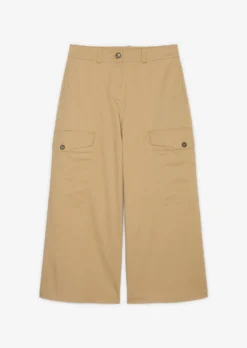 Marc O'Polo Cargo Culottes In A Relaxed Fit Made Of Organic Cotton Stretch Twill Satin -Schlichte Eleganz edb97844ba6822846e6bc51df1190efd scaled
