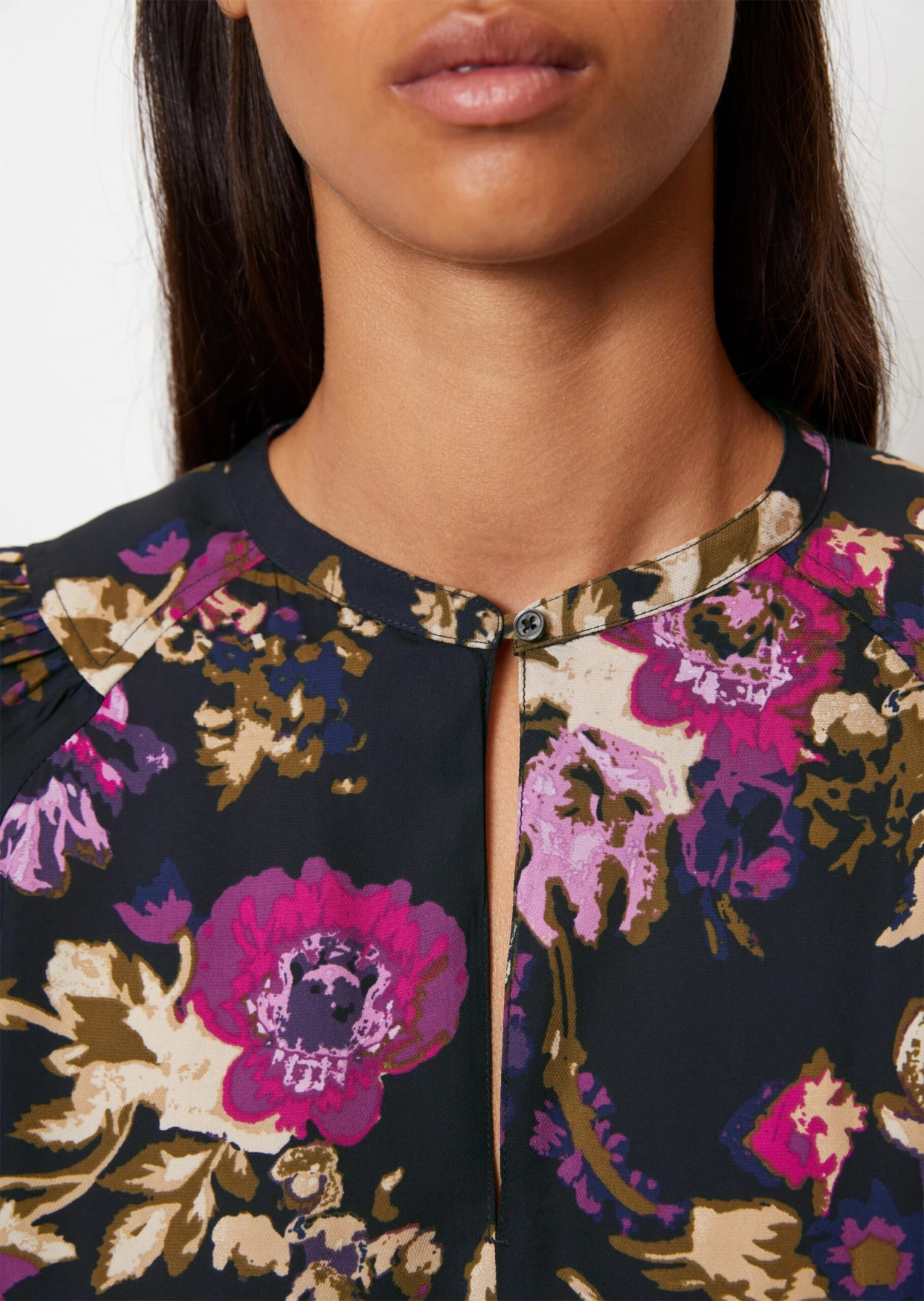 Marc O'Polo Blouse Regular Made Of Flowing Viscose Crêpe 5 Marc O'Polo Blouse Regular Made Of Flowing Viscose Crêpe – Bild 5