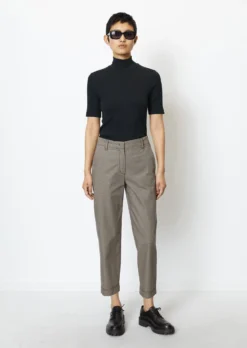 Marc O'Polo Chino Model KALNI Relaxed With Mini Pepita Pattern