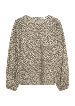 Marc O'Polo Printed Blouse Top With Voluminous Sleeves Made Of Lightweight Cotton Voile 16 Marc O'Polo Printed Blouse Top With Voluminous Sleeves Made Of Lightweight Cotton Voile -Schlichte Eleganz efcbc1c672a879409ed1de3541c4c6f6 scaled
