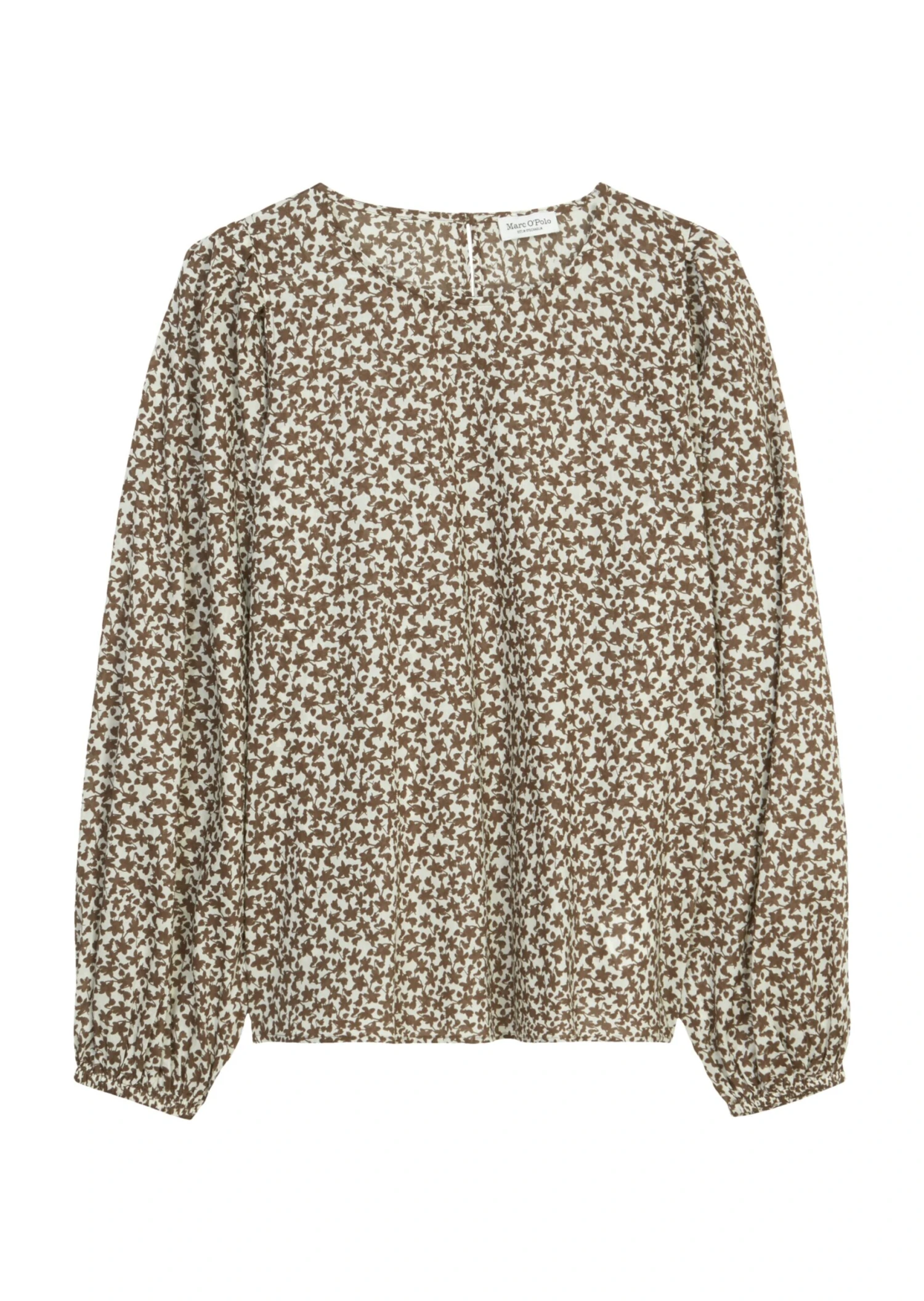 Marc O'Polo Printed Blouse Top With Voluminous Sleeves Made Of Lightweight Cotton Voile 8 Marc O'Polo Printed Blouse Top With Voluminous Sleeves Made Of Lightweight Cotton Voile – Bild 8