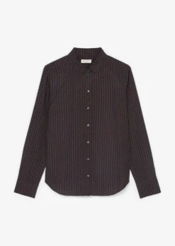 Marc O'Polo Allover Print Blouse Regular Made Of Flowing Viscose -Schlichte Eleganz f08b01221256f0e574a2b2fa29bf3ce7 scaled